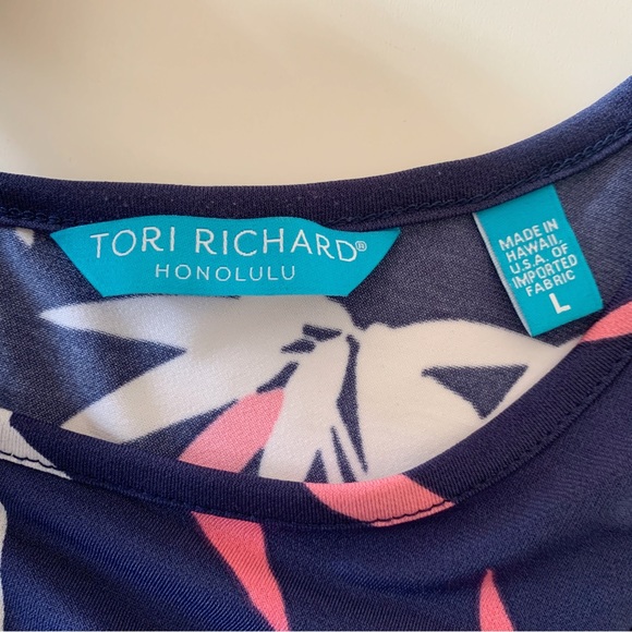 Tori Richard Bamboo Print A Line Dress - Picture 5 of 8